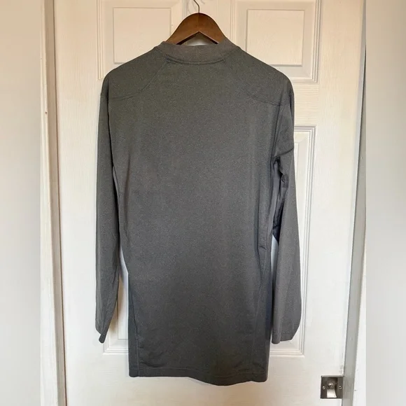 Nike Pro Combat Gray Long Sleeve Compression Top - Picture 2 of 7